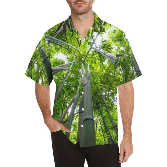 Bamboo Collection V2 Men's All Over Print Hawaiian Shirt (Model T58)